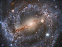 NGC --Galaxy located in the constellation of Lupus-- million light-years away from Earth--Captured by the amazing Hubble Space Telescope