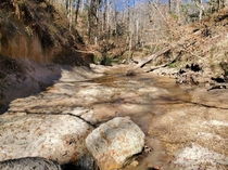 Nice day for a hike by a creek Clarks Creek MS  x