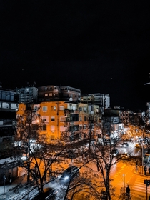 Night mode in Tirana Albania