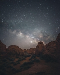 Night Sky in Valley of Fire state park Nevada x