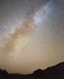 Night sky outside McDonald Observatory