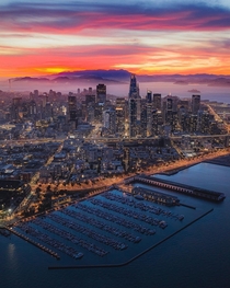 Night view of San Francisco