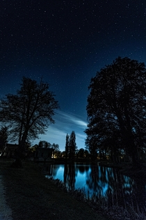 Nightsky in Park Sanssouci Potsdam Germany