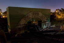Nighttime in an abandoned theatre built in  video in comments 