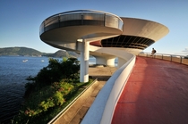 Niteroi Contemporary Art Museum in Brazil by Oscar Niemeyer 
