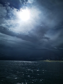 No edit needed to show this gnarly beast coming in over Lake Titicaca Bolivia 