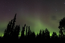 No light pollution The aurora and night sky over Tok Alaska on Wednesday Sept  