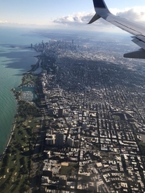 North Chicago from the air 
