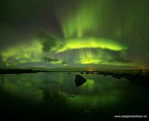 Northern lights cast alien glow over Scandinavia