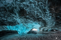 Northern Lights Cave Iceland Photographer Lorenzo Riva 