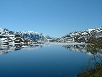 Norway mountain lake in Summer  x 
