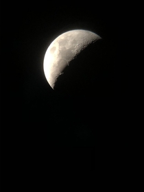 Not a great pic but the moon from my backyard on New Years Day