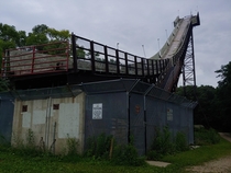 Not entirely abandoned but no ones using a ski jump in the summer Bloomington MN