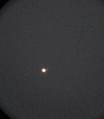 Not the best but here ya go Jupiter this morning  moons