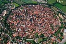 Nrdlingen Germany from the Air 