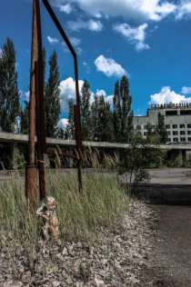 Nuclear desolation at Prypiat main square Ukraine OC 