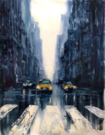 NYC My oil painting on canvas x