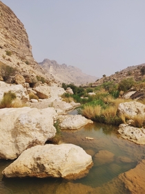 Oasis in the desert Ranikot Sindh Pakistan OC 