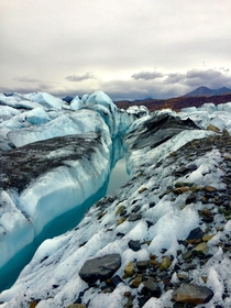 OC A crevasse Matanuska Glacier Alaska x