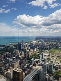 OC Chicago from the th floor of the Sears Tower Sorry for the reflection