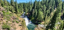 OC photo taken of a waterfall near Mount Shasta Resolution x