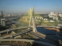Octavio Frias de Oliveira Bridge So Paulo Brazil 