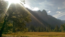 October in Yosemite Valley CA OC 