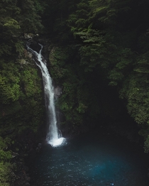 Odanano Falls close to Mt Fuji  x