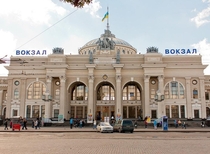 Odesa Railway Station - circa  designed by VA Shreter and LM Chuprin - Odesa Ukraine