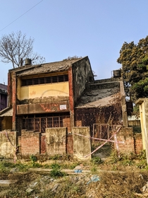 Officer bungalow ruins Farakka India   
