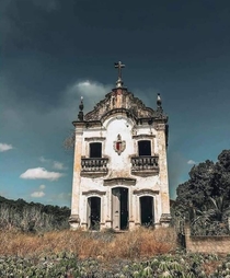 old abandoned chapel from the year  in Mamanguape Brazil
