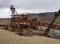 Old abandoned gold dredge at chatanika Alaska More pictures on my profile
