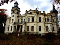 old abandoned mansion in Poland A few years ago there was a school here now there is only silence