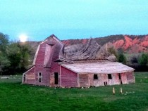 Old barn  years old - Ten Sleep WY  iPhone shot