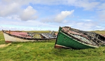 Old boats County Donegal Ireland