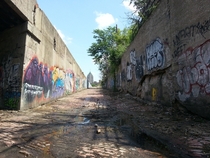 Old brick ramp Detroit MI 