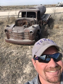 Old chevy water truck I found s of pecos tx a few years ago