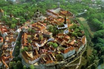 Old city of Talinn and the Toompea castle Estonia 