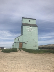 Old grain elevator in Alberta 