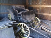 Old Horse pulled wagon found in abandoned barn off a highway in Southeast Missouri   x 
