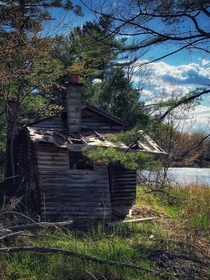 Old logging camp in Ontario Canada