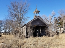 Old one room school house in central Kansas 