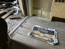 Old ouija board box found in an abandoned mansion on the east coast 