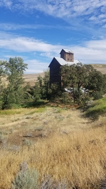 Old Silo in Dufur Oregon Taken in  Actually got permission to get closer photos from the owner
