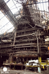 Old steel Furnace steelwork Belgium
