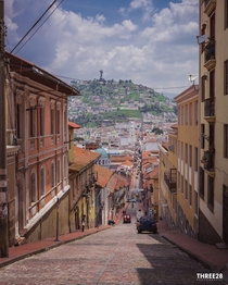 Old Town neighborhood in Quito Ecuador