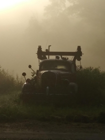 Old Truck Misty Morning in NC