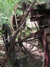 Old waterwheel in the forests of Georgia