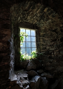Old Window at an abandoned Monastery Austria