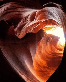 On my head and among its foundations was the hymn of the heart of the earth Antelope Canyon 